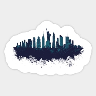 Neww York Skyline Design Sticker